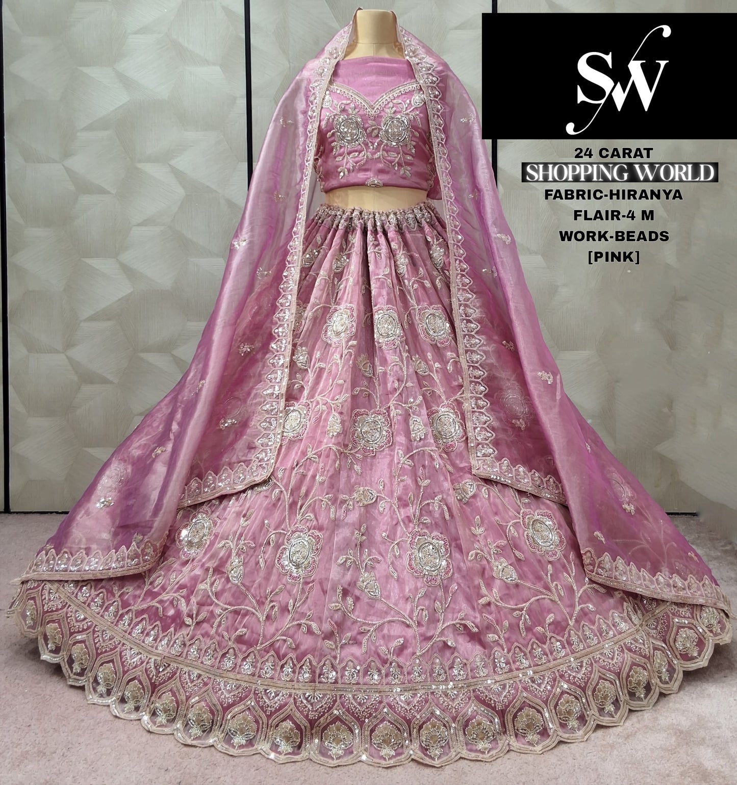 Eye Catching Lavender Hiranya Lehenga