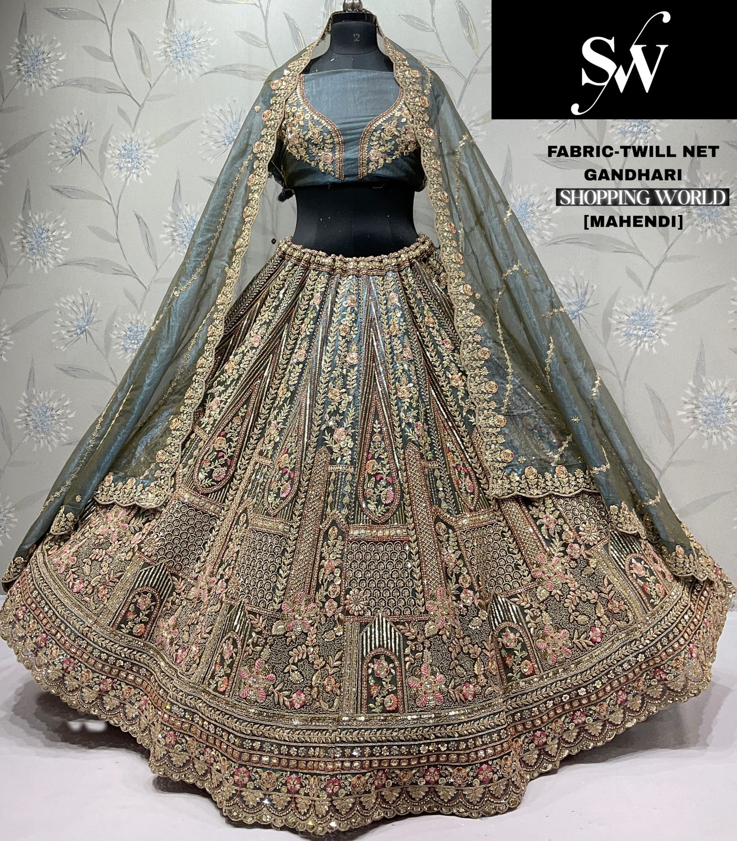 Amazing pink Twill Net Lehenga