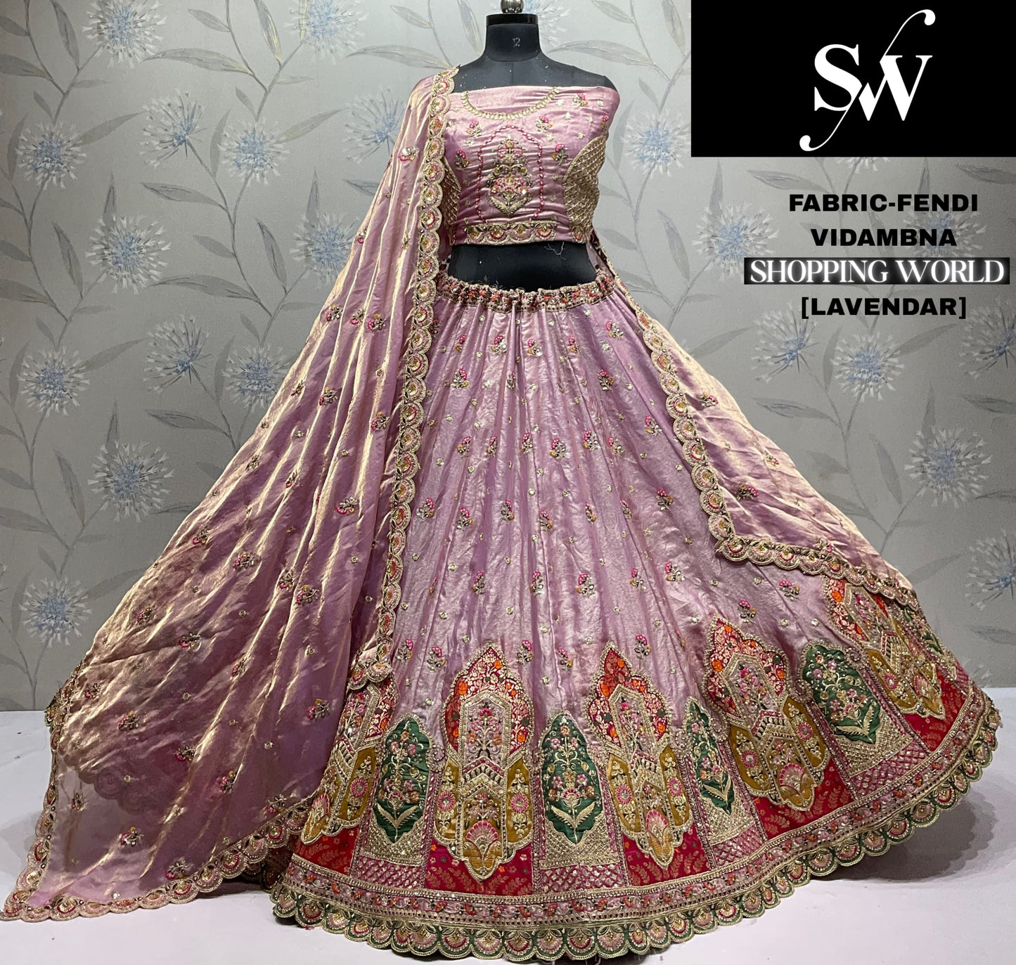 Fabulous Peach Fendi Lehenga