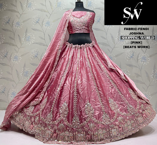 Sky Blue Fendi Lehenga