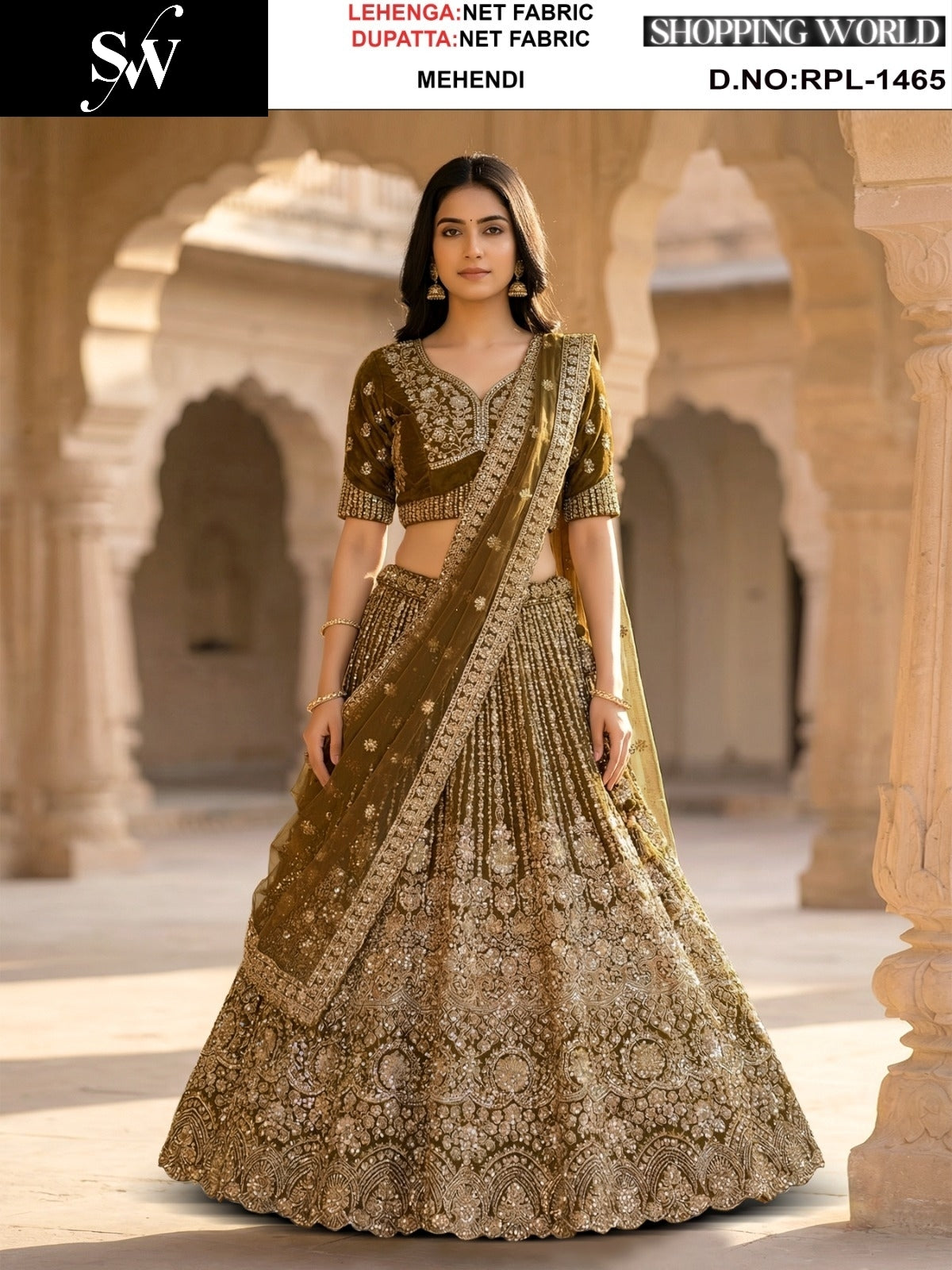 Rani pink Net Lehenga