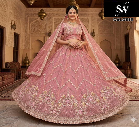 Lavender Salsa Lehenga