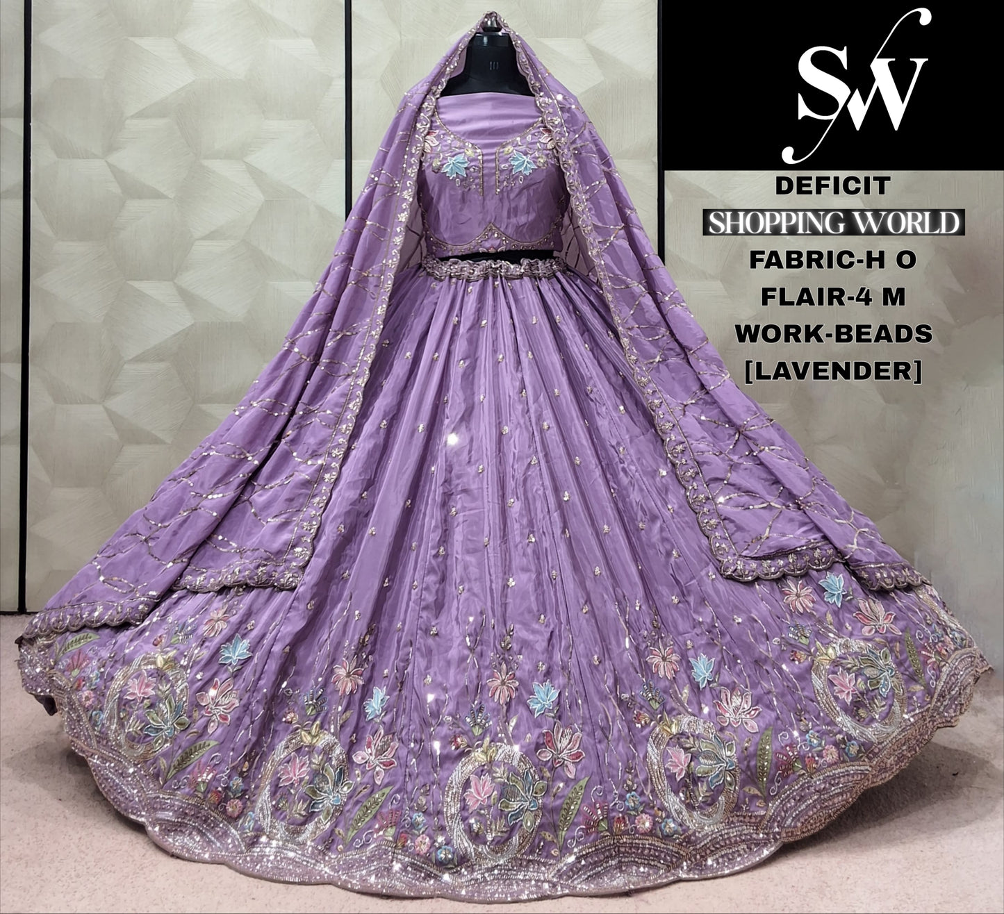 Cream White HO Lehenga