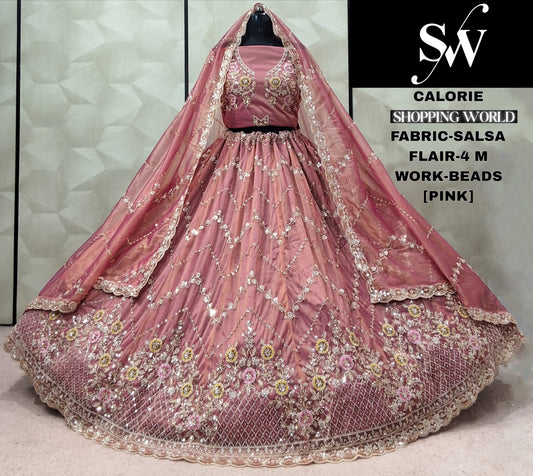 Pink Salsa Lehenga