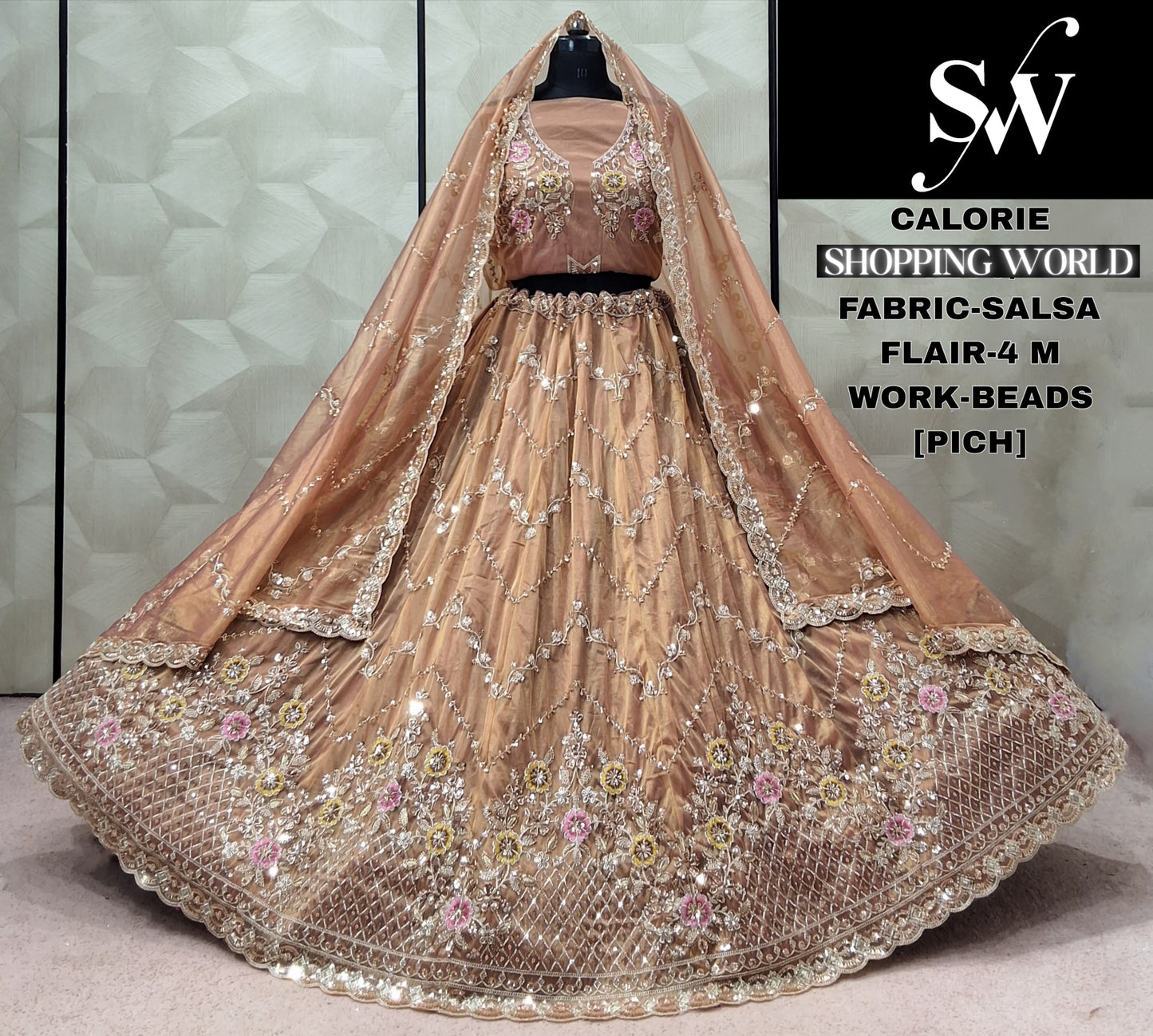 Lavender Salsa Lehenga