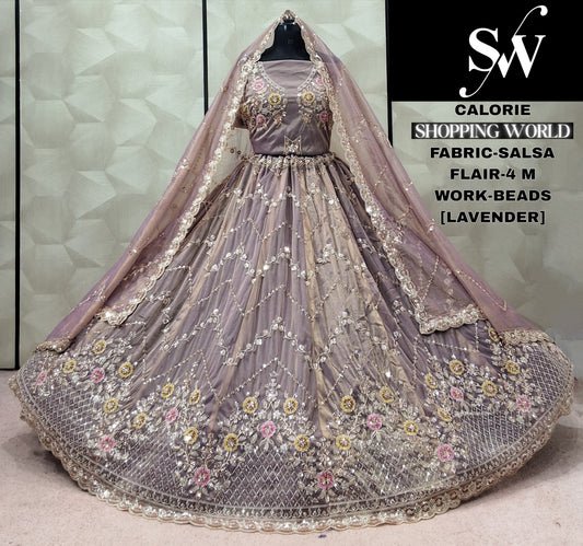 Peach Salsa Lehenga