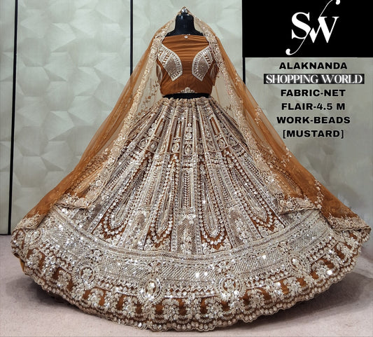 Chiku Golden Net Lehenga