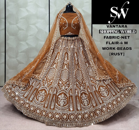 Chiku Golden Net Lehenga