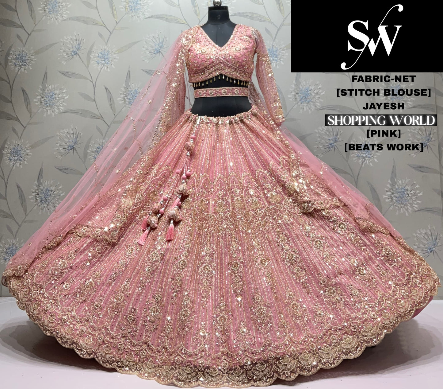 Chiku Golden Net Lehenga