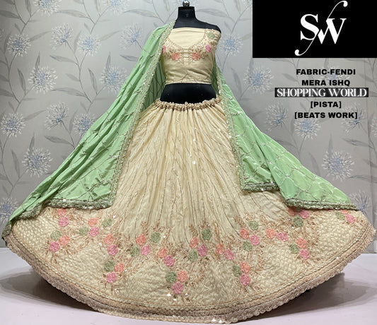 Pink Fendi Lehenga