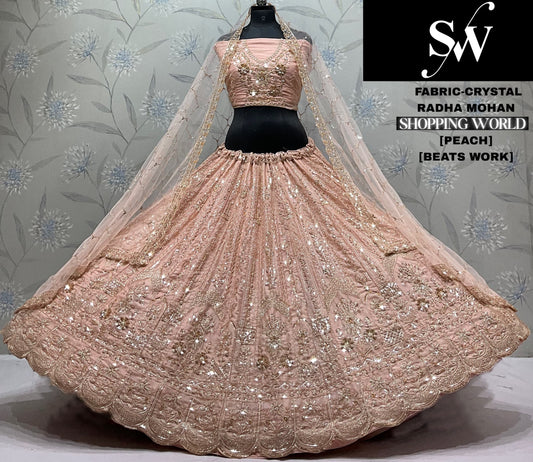 Chiku Golden Crystal Lehenga
