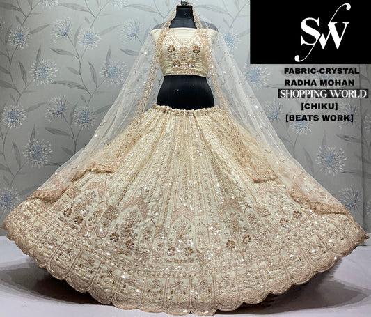 White Crystal Lehenga