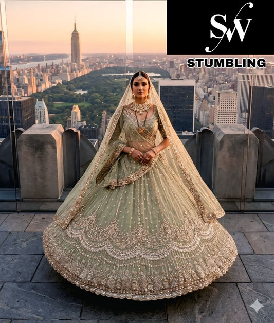 Lavender Salsa Lehenga