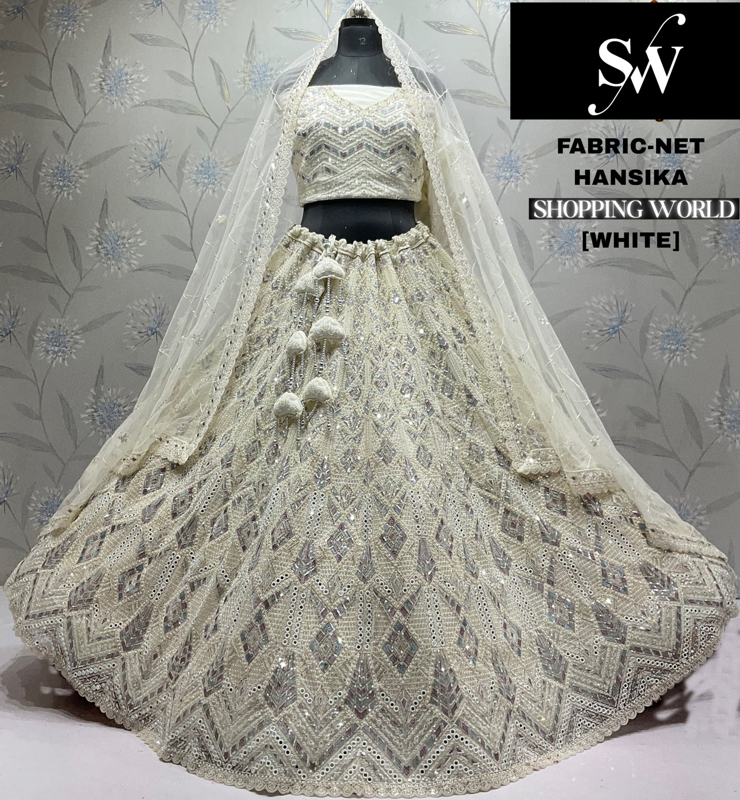 Fancy Designer baby Pink Net Lehenga - Shopping World