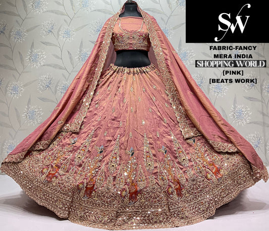 Peach Fancy Lehenga