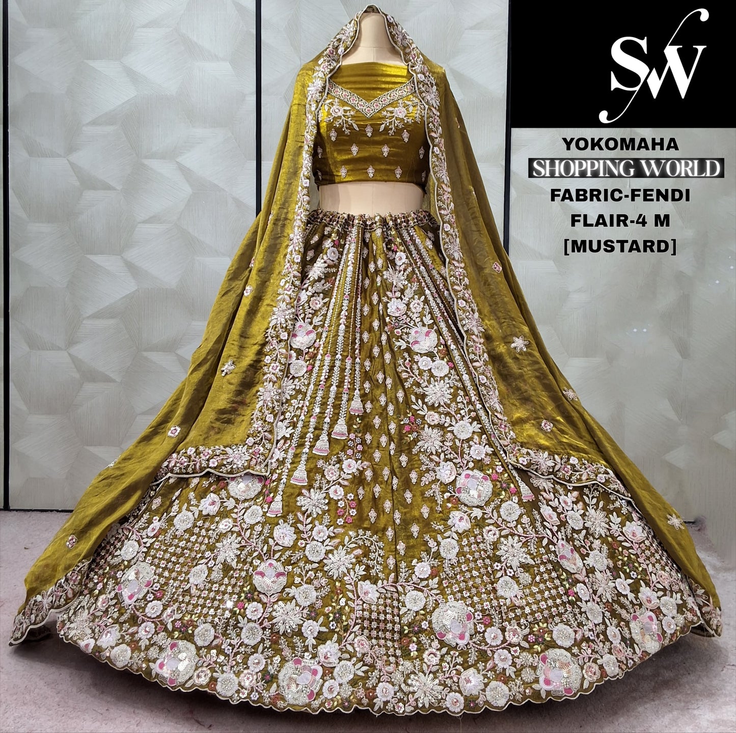 Purple Fendi Lehenga