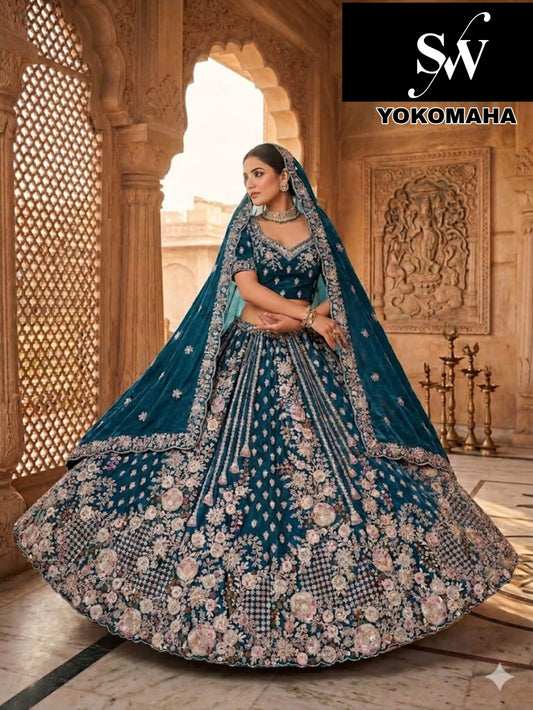 Raspberry Fendi Lehenga