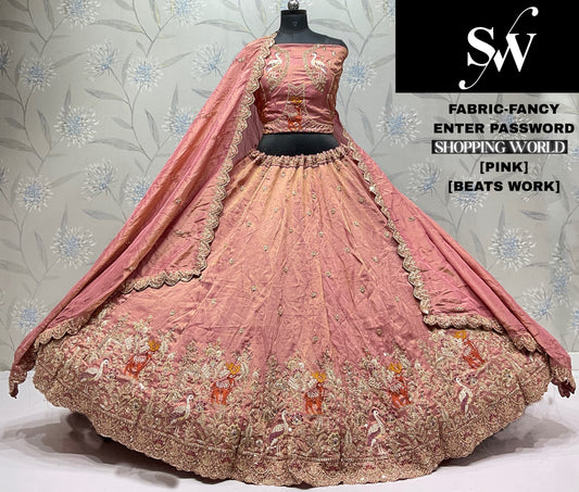 Chiku golden Fancy Lehenga