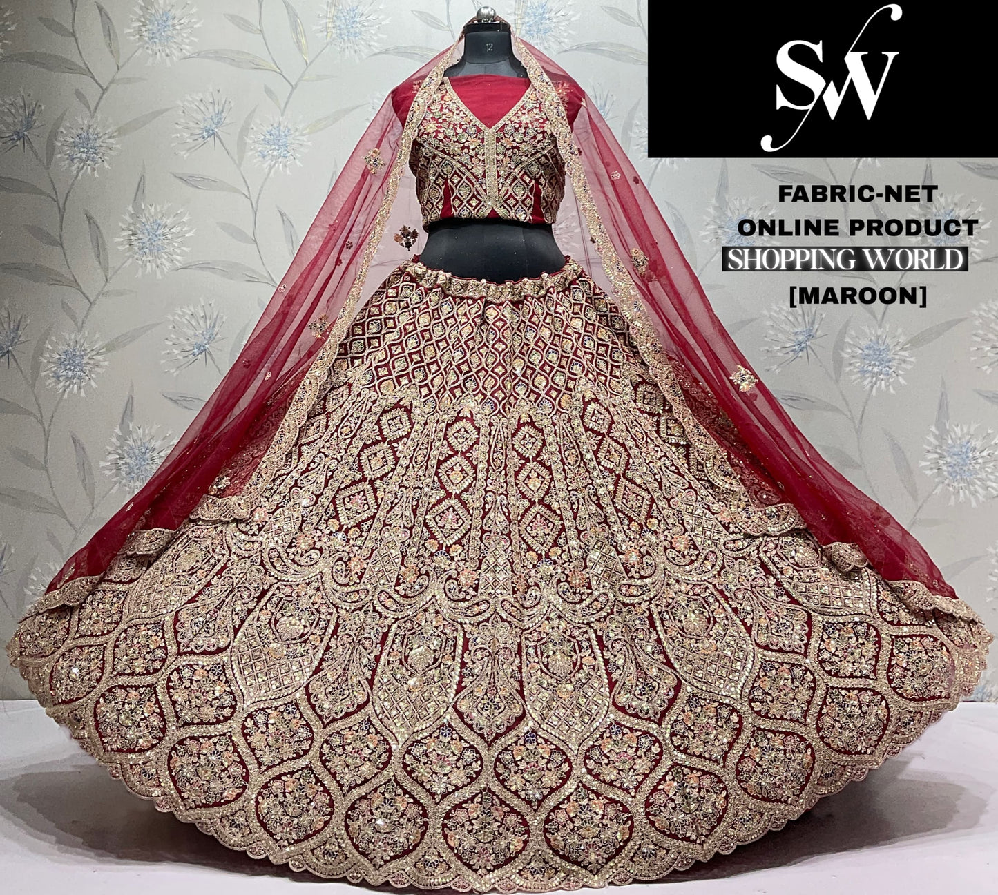 Chiku Golden Net Lehenga