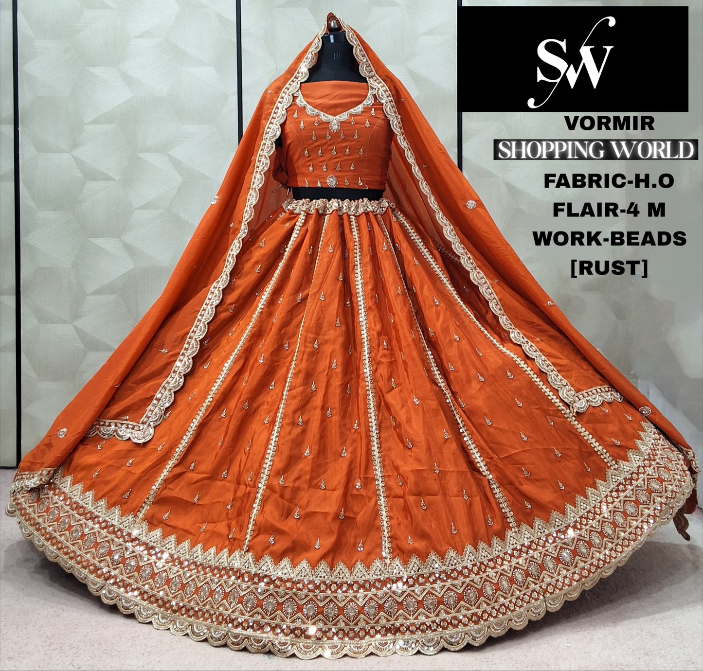 Rama Green Ho Lehenga