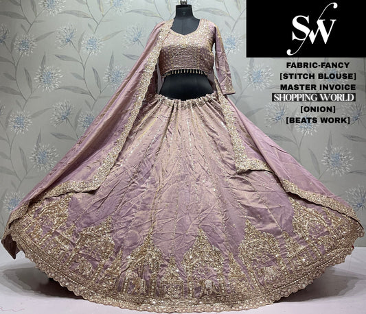 Peach Fancy Lehenga