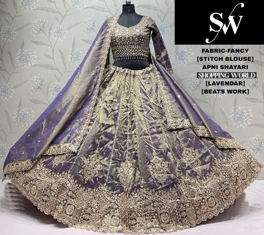 Lavender Crop Top Fancy Lehrnga - Shopping World