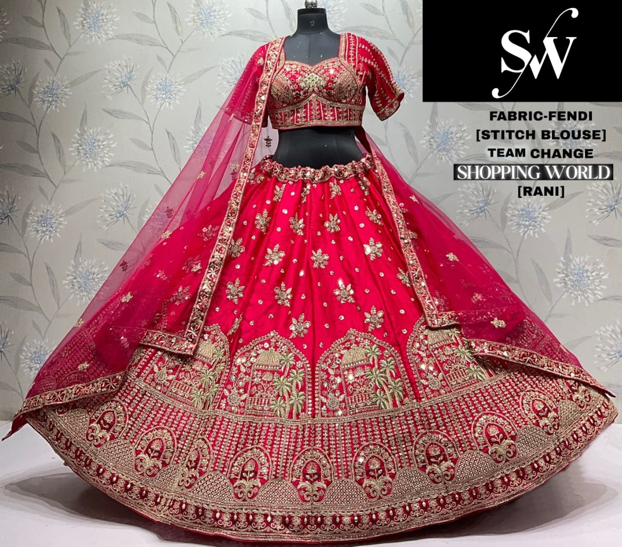 Purple Fendi Lehenga