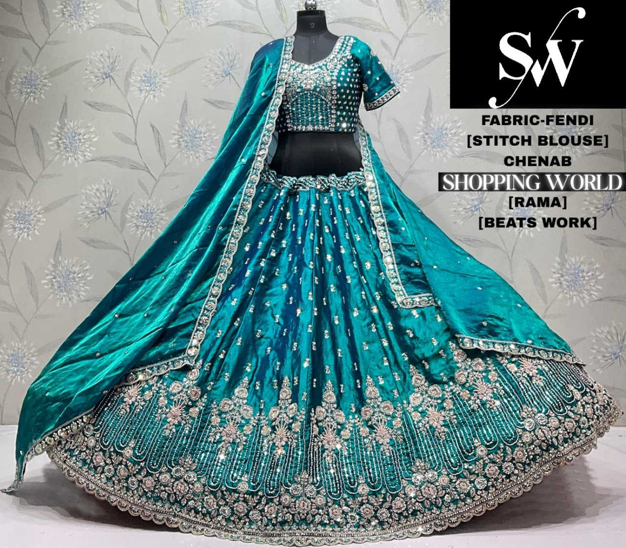 Rani Pink Fendi Lehenga