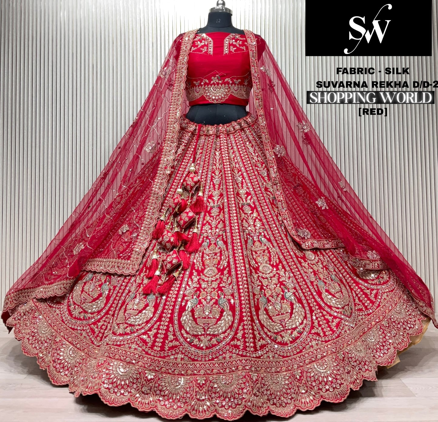 White Silk Bridal Lehenga