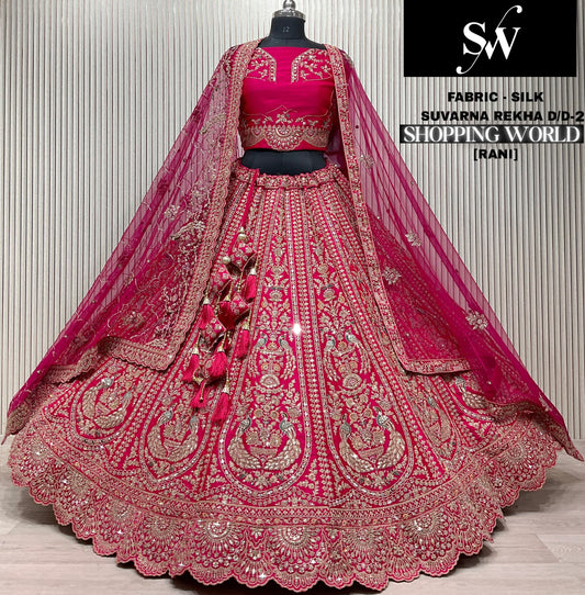 White Silk Bridal Lehenga