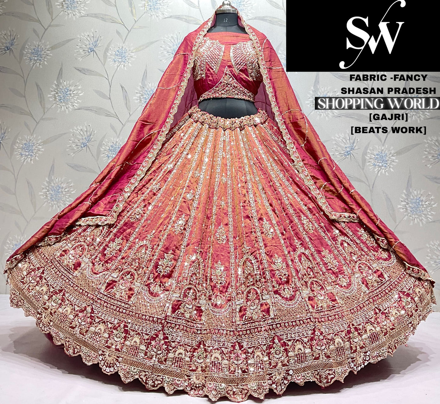 Peach Fancy Designer Lehenga