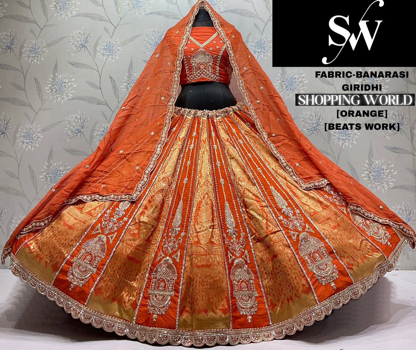 Rani Pink Designer Banarasi Lehenga
