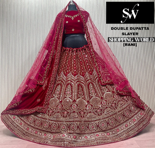 Light Maroon Bridal Lehenga (Copy)