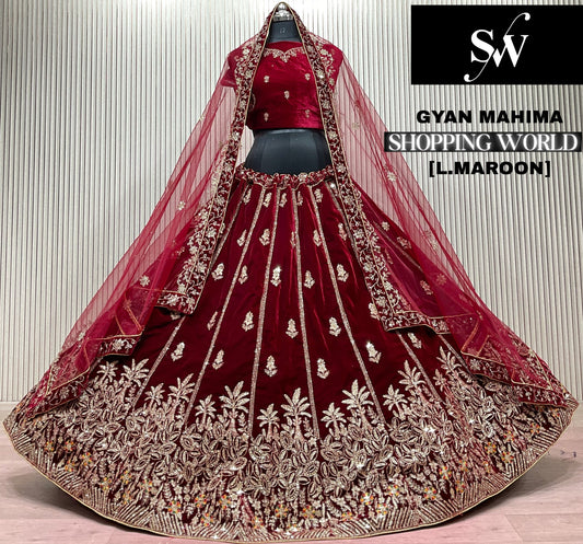 Rani Pink Bridal Lehenga