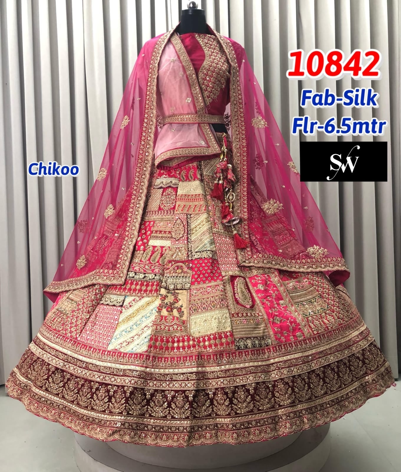 Chiku Golden Silk Lehenga