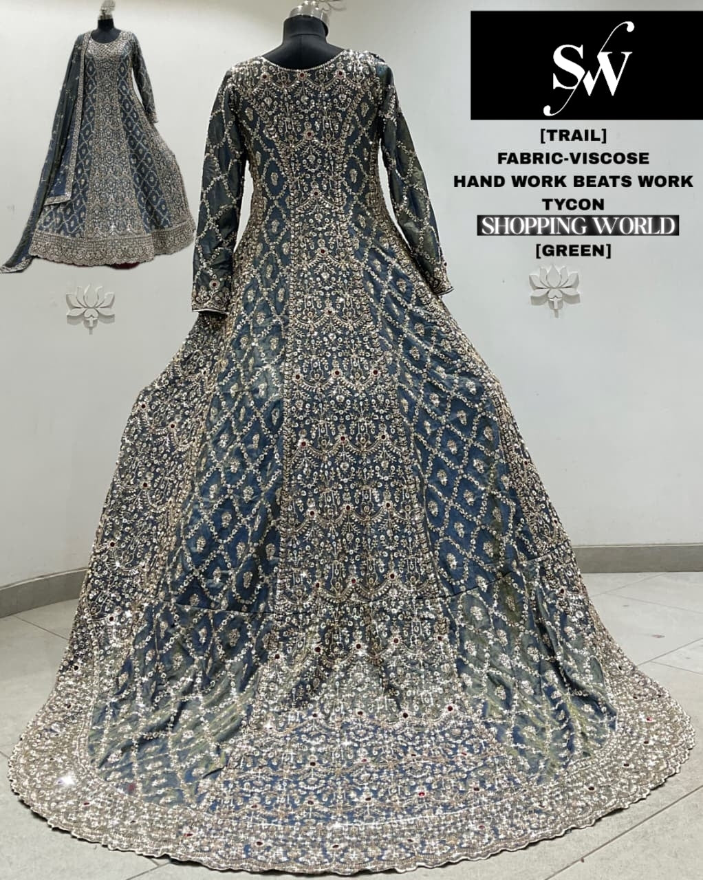 Off White Viscose long Dress Farshi Garara Dress Special