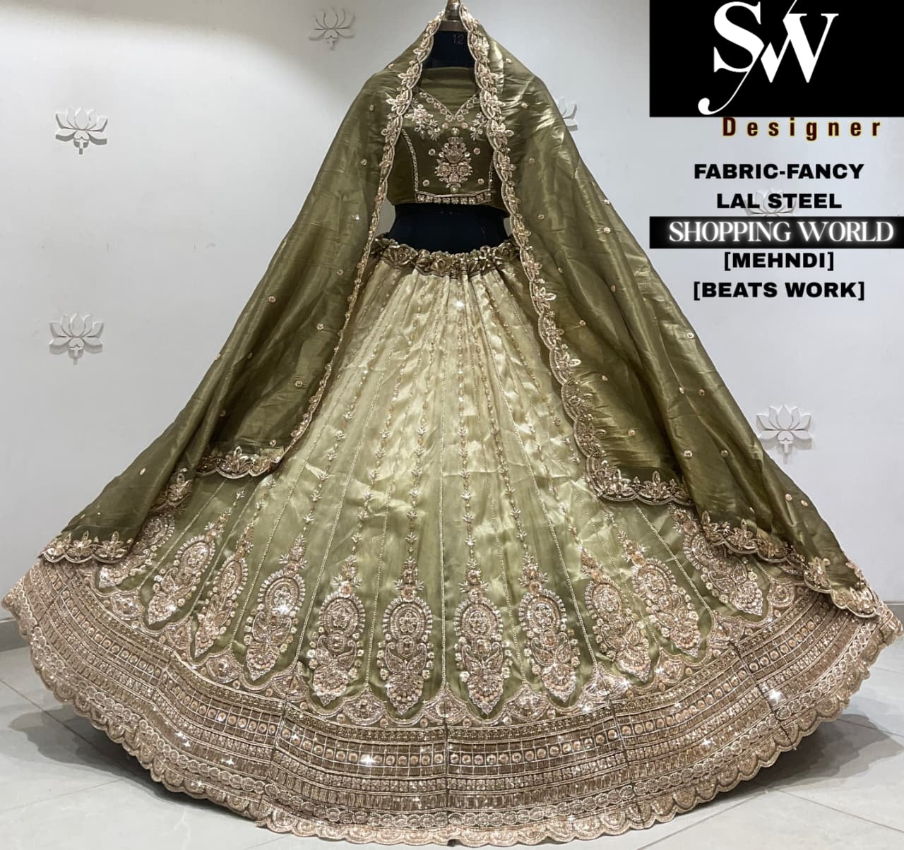 Grey fancy semi stitch partywear Lehenga