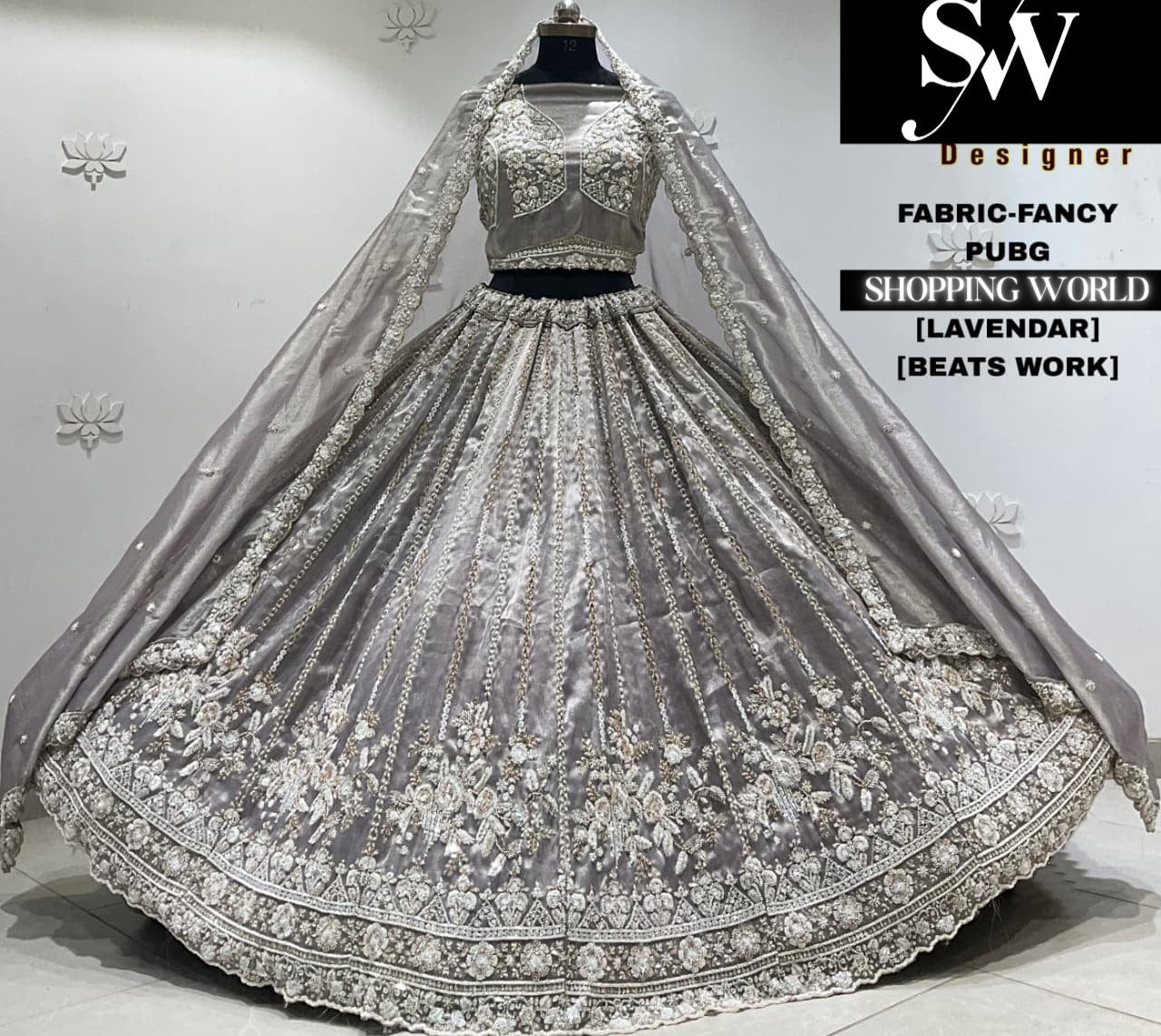 Sky blue fancy semi stitch partywear Lehenga