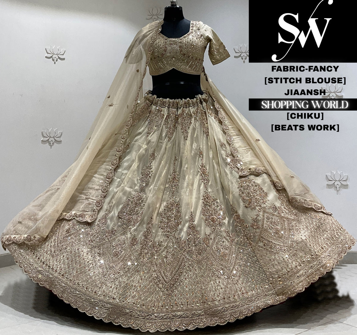 Peach fancy Lehenga