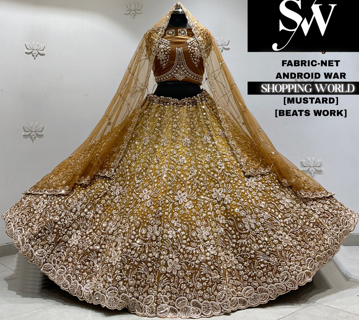 Wine maroon net Lehenga