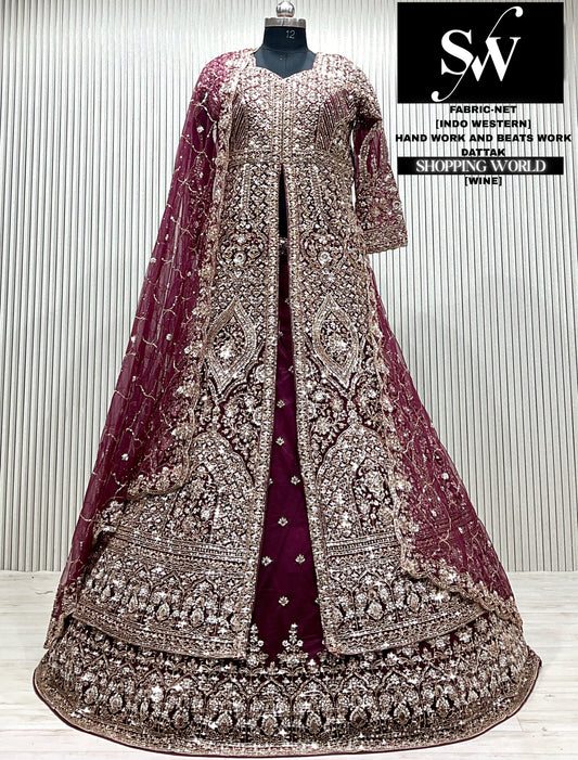 Mehandi green Long Farshi Garara Indo Western Dress
