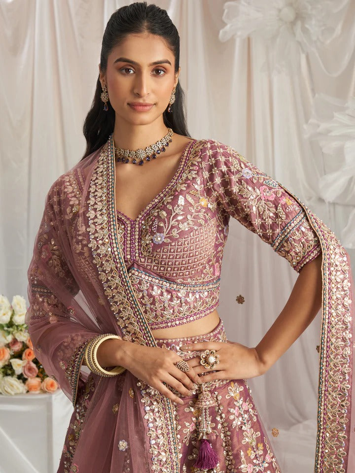 Amazing pista green Lehenga