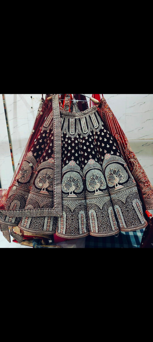 Ball Peacock Lehenga