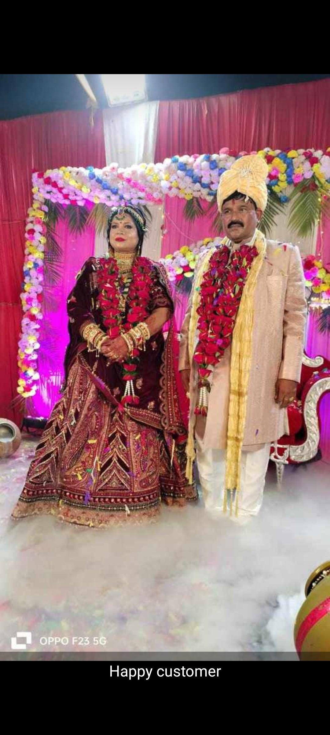 Multi Kali happy Customer Bridal Lehenga