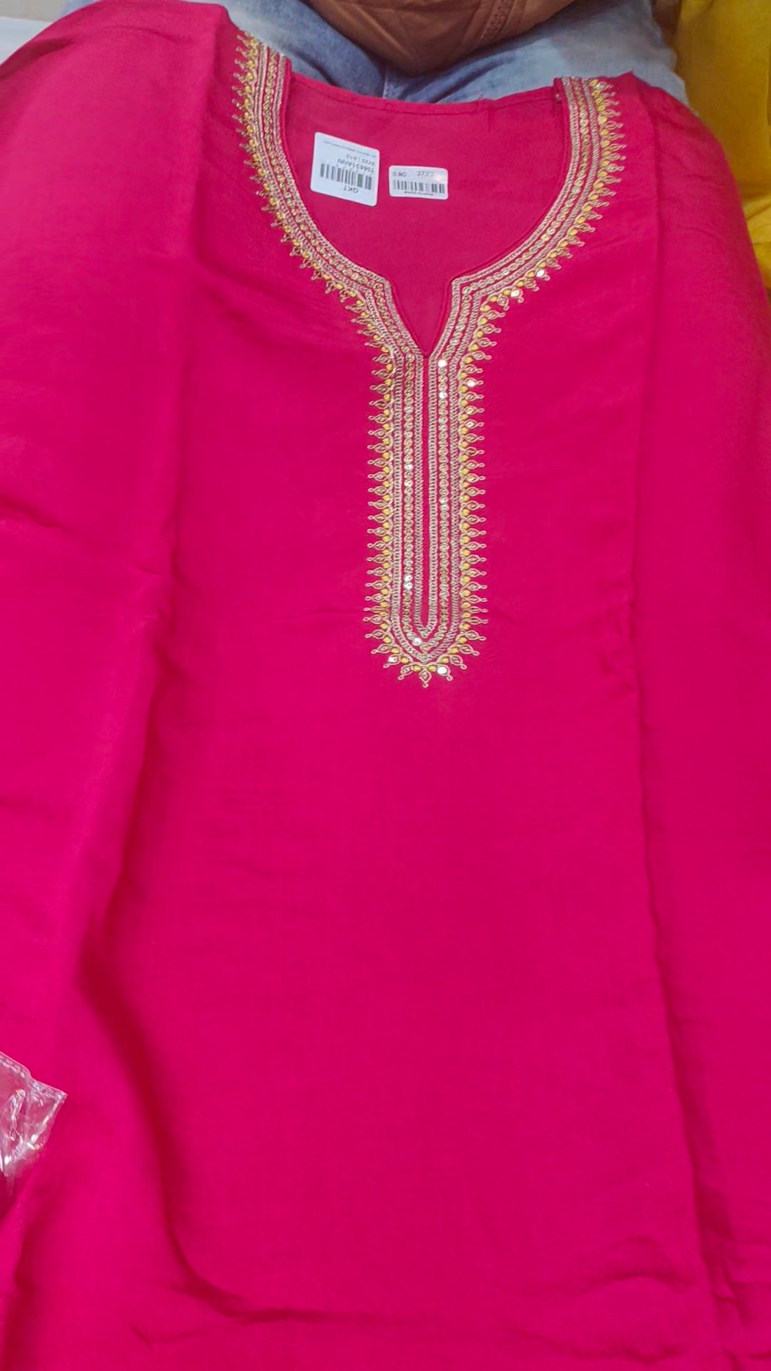 Red, yellow designer Ladies Suits