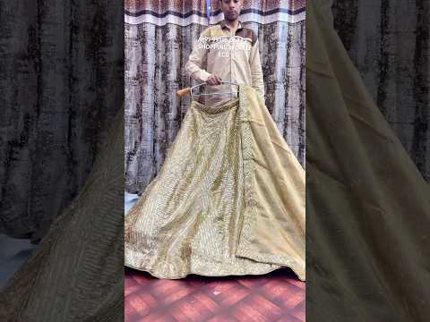 Fantastic golden bridal Lehenga