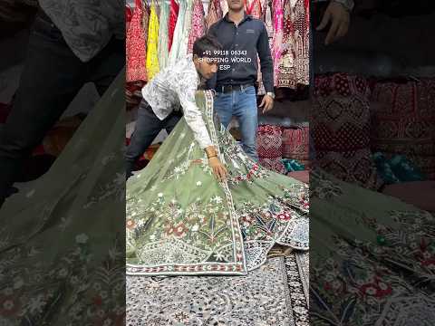 Lavishing green Lehenga