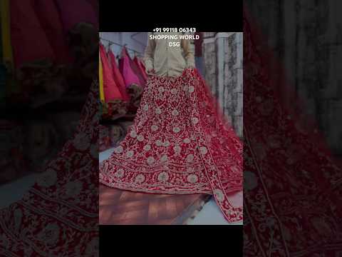 Something different red bridal Lehenga