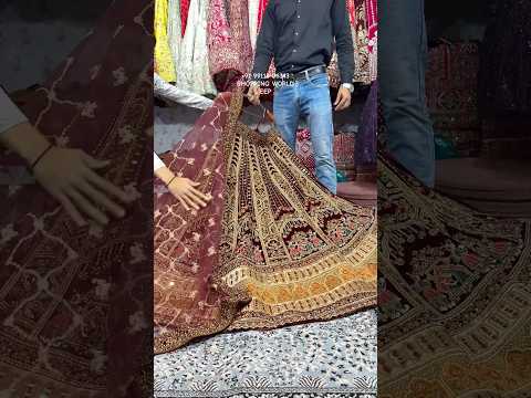 Fantastic maroon Doli barat bridal Lehenga