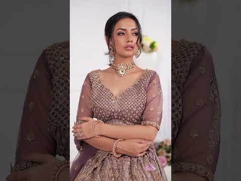 Fabulous light onion peacock lehenga